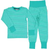 Geggamoja Two Piece Pyjamas - Green - 74/80