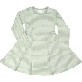 Geggamoja Flared Dress Classic - Green - 62-68