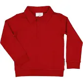 Geggamoja Collar Sweater - Red - 74/80