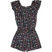 Name it Nkfvinaya Ss Playsuit Fffff Noos - Black - 158