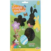 Craft Creative Scratch Pendants Easter 9pcs.