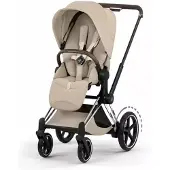 Cybex ePriam Style Chrobrw ratas (pkt) Chrome Brown/Cozy Beige