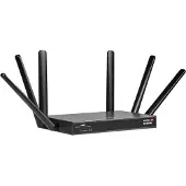 Edimax 5G-8649AX, Wi-Fi 5 (802.11ac), Kaksitaajuus (2,4 GHz/5 GHz), Ethernet LAN, 5G, Musta, Reititin, seinään tai räkkiin