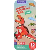 MierEdu Magneettinen Matkailusetti - Dinomaa - - OneSize - Magneettiset lelut