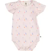 Müsli Body l/h - Joustinneule - Piknik Frill - Primrose/Shell Bl - - 1 v (80) - Bodyt L/H