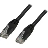 Microconnect Cat5e U/UTP RJ45 10m -verkkokaapeli, musta