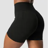 ICANIWILL Rush Seamless Shorts Musta