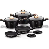 Berlinger Haus Black Rose 10-osainen keittoastia (BH-1645)