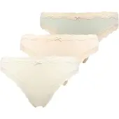 Lindex 3 Pack Brief Thong Reg Wilma C - Multi/patterned - M