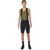 FOX Flexair Ascent bib-shortsit pehmusteella Musta miehet