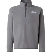 The North Face Teens' Glacier 1/4 Zip Pullover TNF Mid Grey Heather Välikerrospuserot L