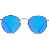 Dot Dash Velvatina Sil Satin Aurinkolasit blu chrome Koko Uni