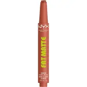NYX Fat Matte Slick Click Lip Balm, 01 Cozy Whipped