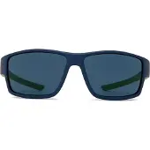 Dot Dash Huggy Blue-Green Satin Aurinkolasit blue Koko Uni