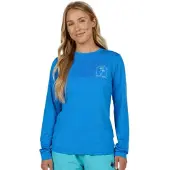 Salty Crew Archway Sunshirt Longsleeve Lycra sininen, XS