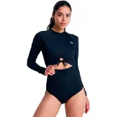 Roxy Beach Essential Naisten Pitkähihainen Shorty-märkäpuku Takavetoketjulla