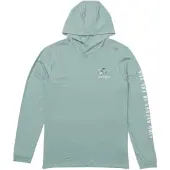 Salty Crew Surface Hood Sunshirt Longsleeve Lycra kuviotu, L
