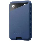 Mujjo MagSafe iPhone korttikotelo (sininen)