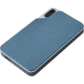 Intenso TX100 1 Tt USB 3.2 Gen 1 (USB-C) -ulkoinen SSD, kannettava, iskunkestävä, Grey-blue