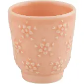 Bordallo Pinheiro - Flora Kahvikuppi 10 cl Vaaleanpunainen