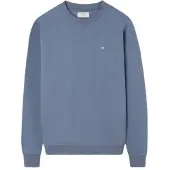 Silbon for man. S261041102293 Ethnic blue racket sweatshirt (S), Casual, Cotton