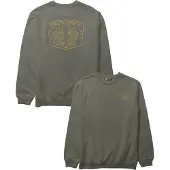 Salty Crew Tako Club Crew Neulepaita dusty olive Koko XL