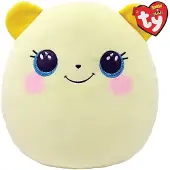 TY Squishy Beanies BUTTERCUP - yellow bear squish 25cm