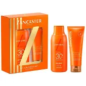 Lancaster Sun Duo SPF30 (Milch) Vartalonhoitosetti 1 kpl