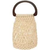 Lexington Crochet Bag - Cream - ONE SIZE