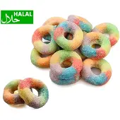 Kärkkäinen Sour Rainbow Rings 1 kg irtokarkki