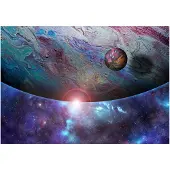 Kärkkäinen Artgeist In Orbit itseliimautuva fototapetti