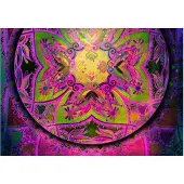 Kärkkäinen Artgeist Mandala: Pink Expression itseliimautuva fototapetti