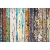 Kärkkäinen Artgeist Wooden Rainbow itseliimautuva fototapetti