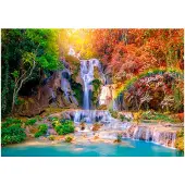 Kärkkäinen Artgeist Tat Kuang Si Waterfalls itseliimautuva fototapetti