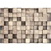 Kärkkäinen Artgeist Beige Squares itseliimautuva fototapetti