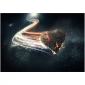 Kärkkäinen Artgeist Love Meteorite itseliimautuva fototapetti