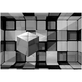 Kärkkäinen Artgeist Rubik'S Cube In Gray fototapetti