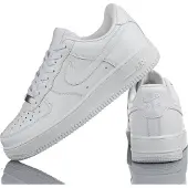 Nike miesten Air Force 1 '07 kengät CW2288 111 - valkoinen 44.5