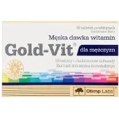 Olimp Gold-Vit for Men (Vitamiinit ja kelatoidut kivennäisaineet) - 30 tabletteja