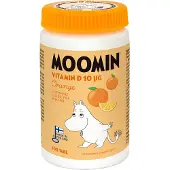 Kärkkäinen Moomin D-vitamiini 10µg appelsiini purutabletti 100tabl ravintolisä