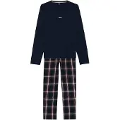 BOSS for man. 50550777 Pyjamas Holiday Long Set navy (S), Homewear, Cotton, Long sleeve