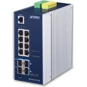 Planet IGS-6325-8T4X, Hallittu, L3, Gigabit Ethernet (10/100/1000), Täysin kaksipuolinen, Seinäkiinnitteinen
