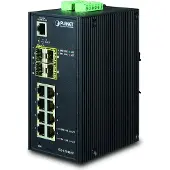 Planet IGS-12040MT, Hallittu, L2+, Gigabit Ethernet (10/100/1000), Täysin kaksipuolinen, Seinäkiinnitteinen