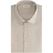Calvin Klein Slim Ref Linen Bld Sld - Beige - 40