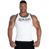 Gasp Ribbed T-Back Toppi Valkoinen