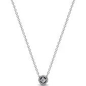 Pandora Timeless pyöreä pave-halo kaulakoru 393548C01-45