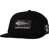 Salty Crew Fish Market Snapback Black One Size