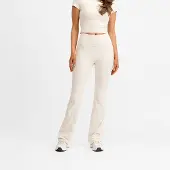 Drop of Mindfulness Butter Soft Flare Tights - Cream - L