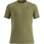 Odlo Men's T-Shirt Crew Neck S/S X-Alp Pw 115 Guacamole Melange S