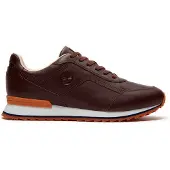 Timberland for man. TB0A2MP3W011 Scout Heights dark brown leather sneakers (49), Flat, Laces, Casual